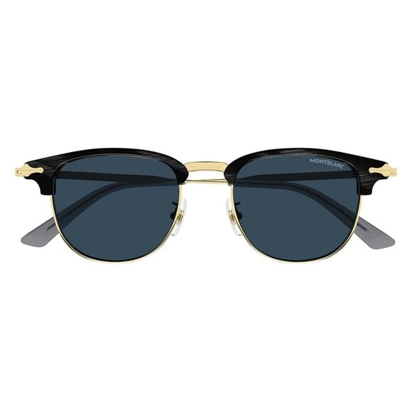 New MONT BLANC Grey Square MB0364S 003 Sunglasses Women - Picture 2 of 4
